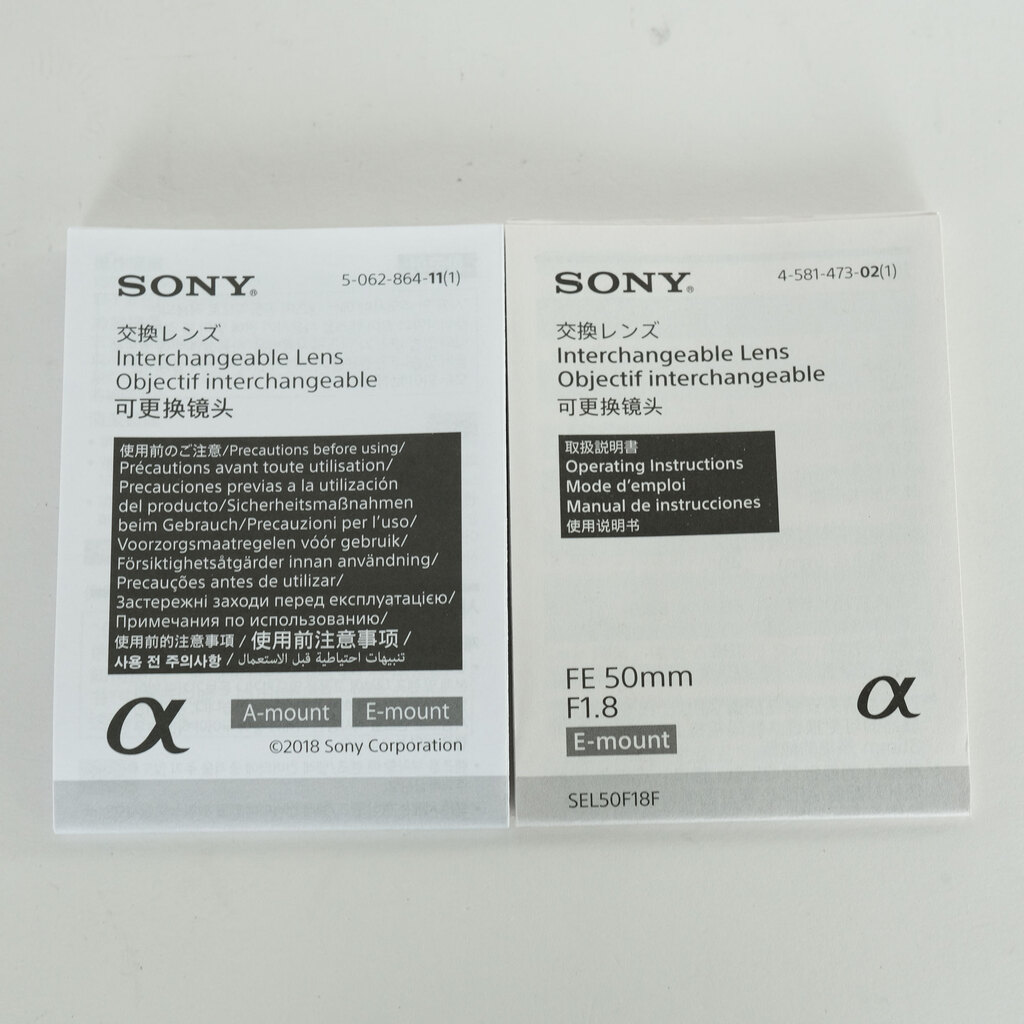 SONY FE 50mm F1.8 SEL50F18F SONY FE 50mm F1.8 SEL50F18F