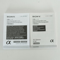 SONY FE 50mm F1.8 SEL50F18F SONY FE 50mm F1.8 SEL50F18F