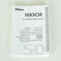 Nikon AF-S NIKKOR 50mm f/1.8G