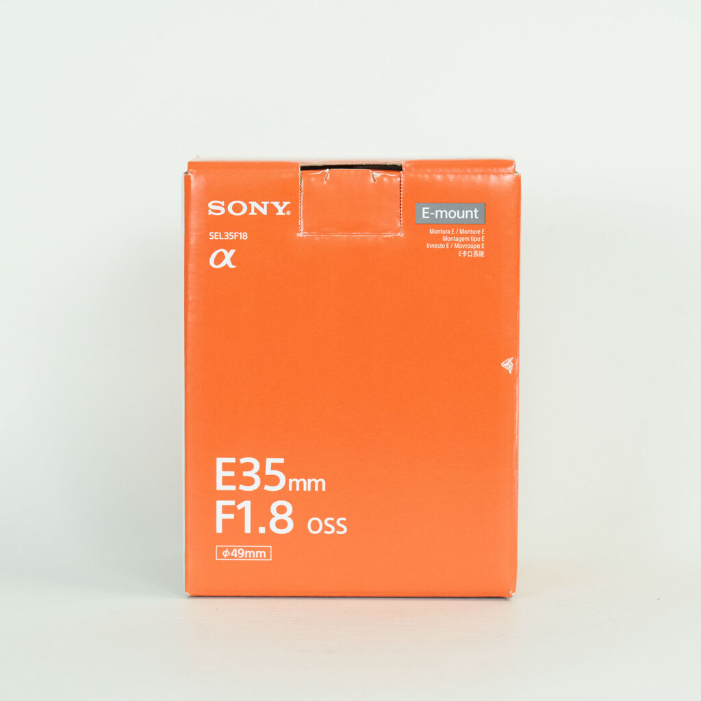 SONY E 35mm F1.8 OSS SEL35F18