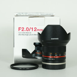 SAMYANG 12mm F2.0 NCS CS (ソニーE用) ブラック SAMYANG 12mm F2.0 NCS CS (ソニーE用) ブラック