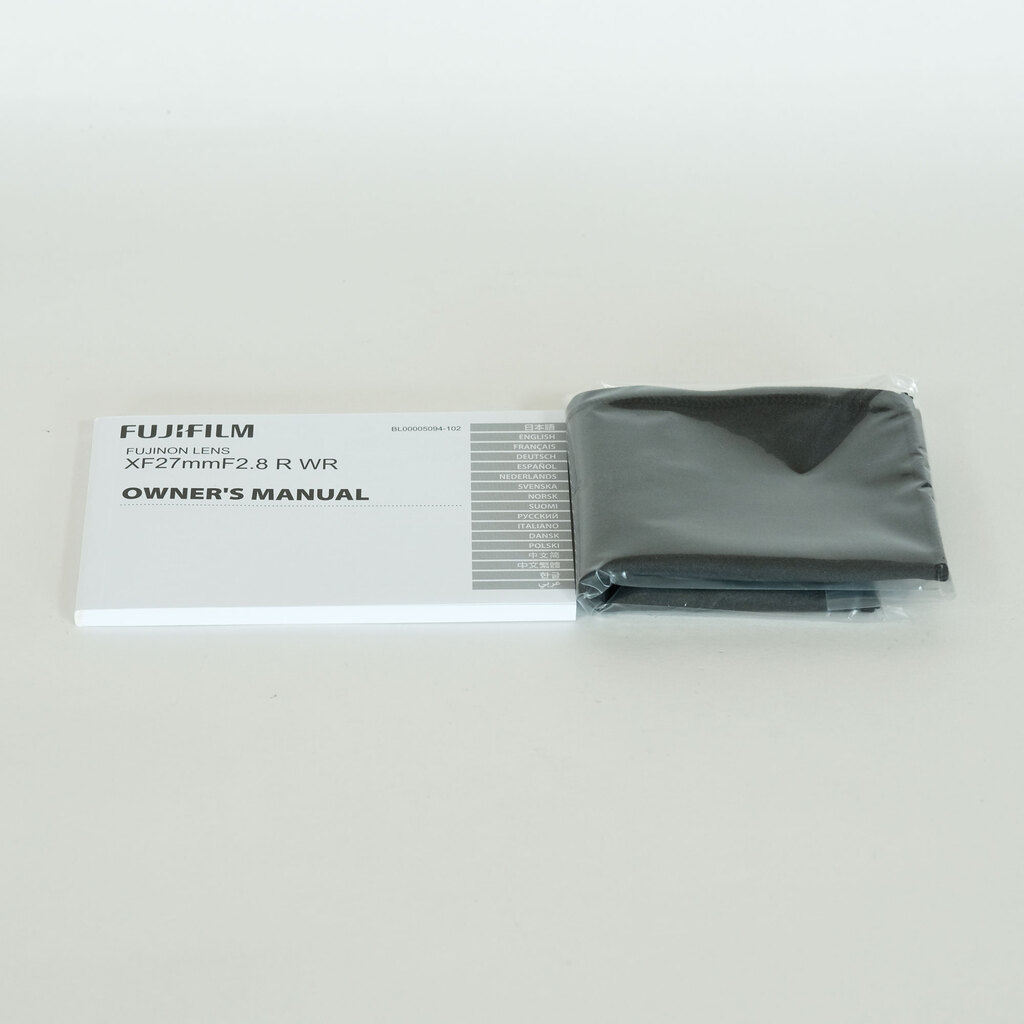 FUJIFILM XF27mmF2.8 R WR