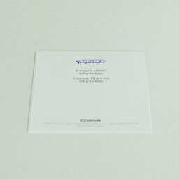 Voigtlander NOKTON 23mm F1.2 Aspherical [フジフイルムX用]