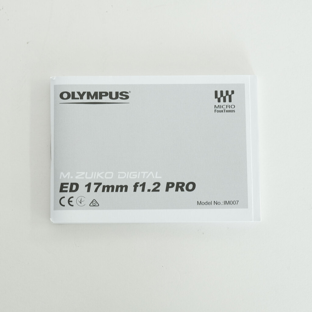 OLYMPUS M.ZUIKO DIGITAL ED 17mm F1.2 PRO