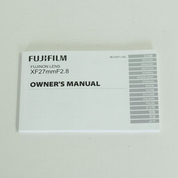 FUJIFILM XF27mmF2.8 FUJIFILM XF27mmF2.8