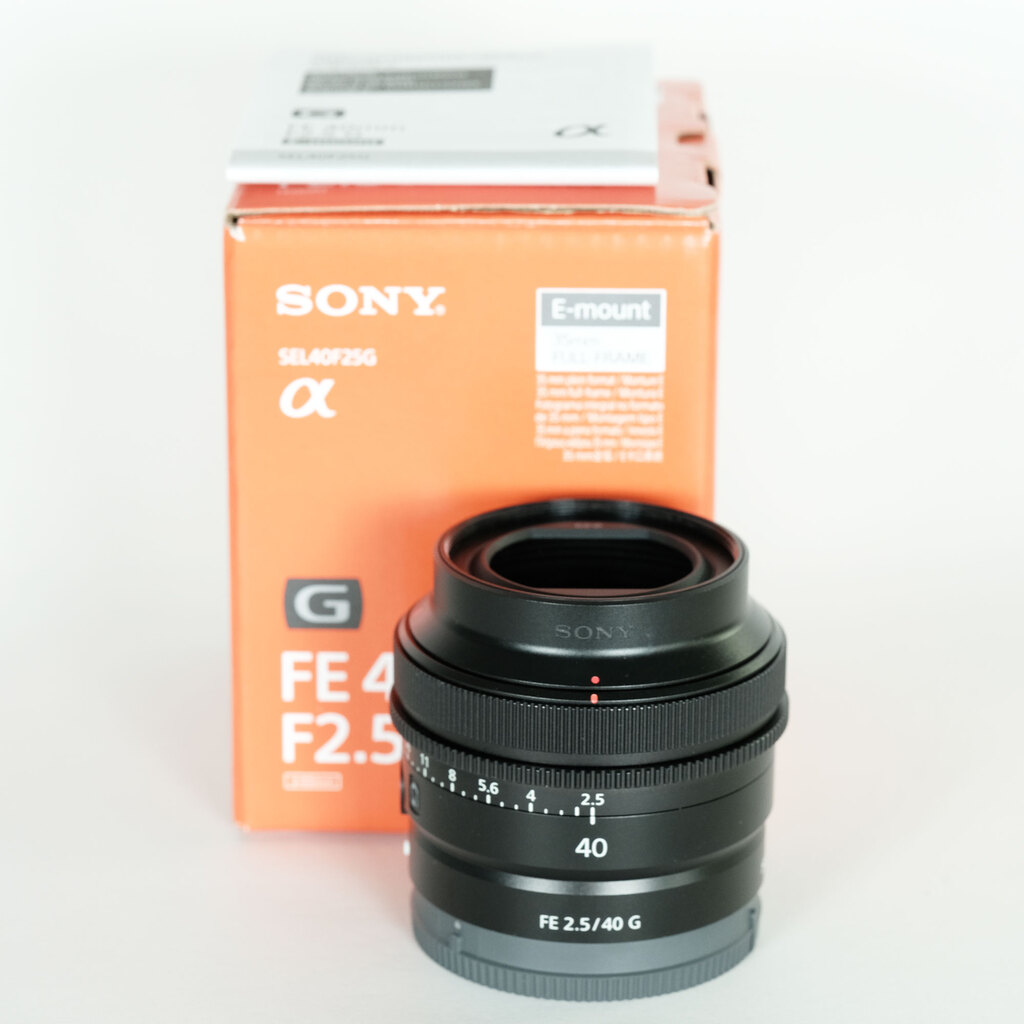 SONY FE 40mm F2.5 G SEL40F25G