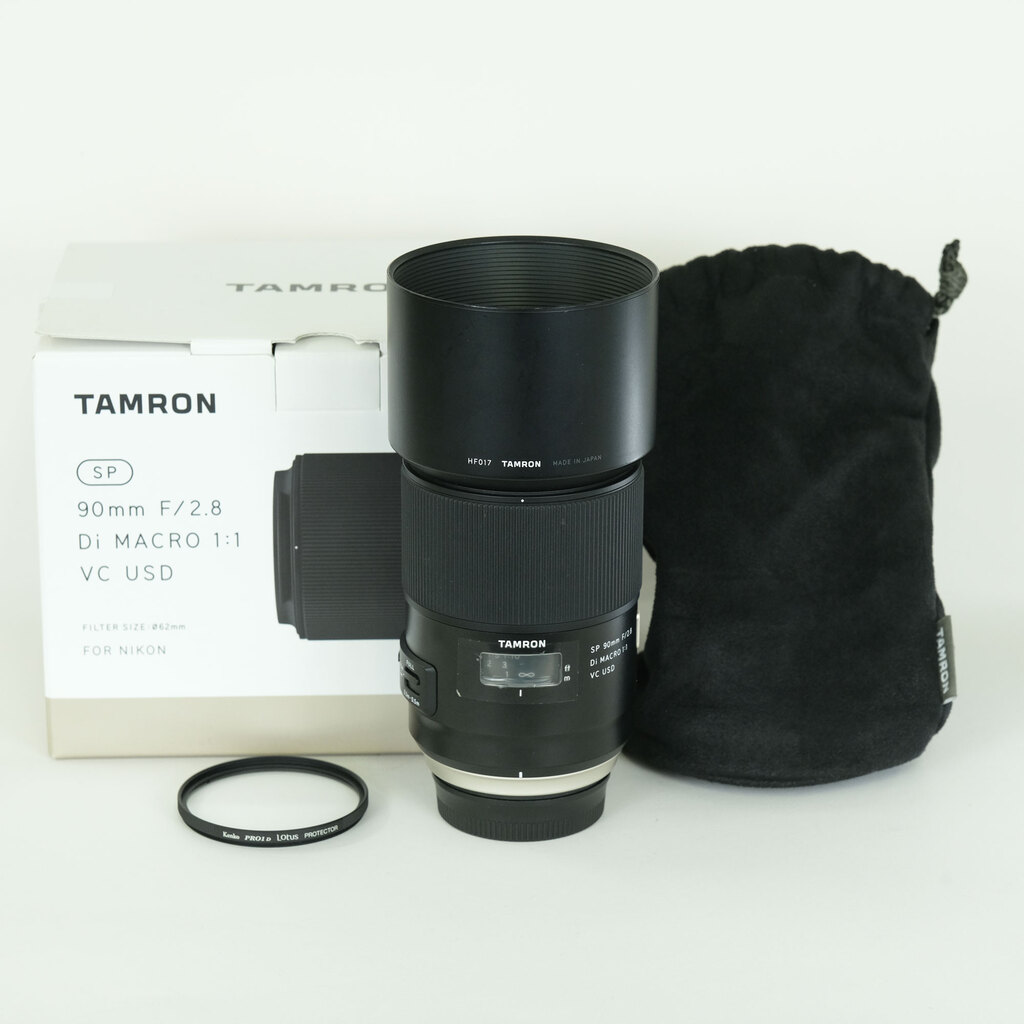TAMRON SP 90mm F/2.8 Di MACRO 1:1 VC USD（Model F017）[ニコンF用]
