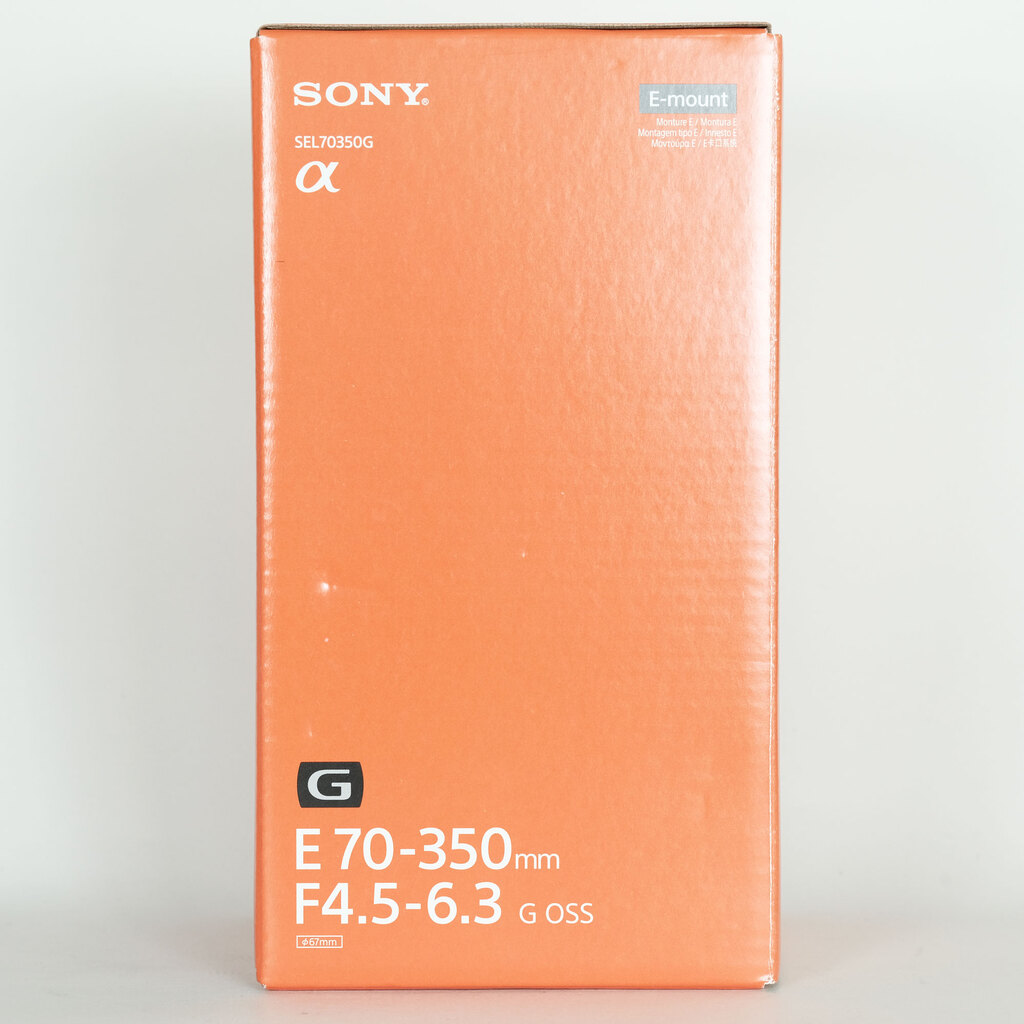 SONY E 70-350mm F4.5-6.3 OSS SEL70350G