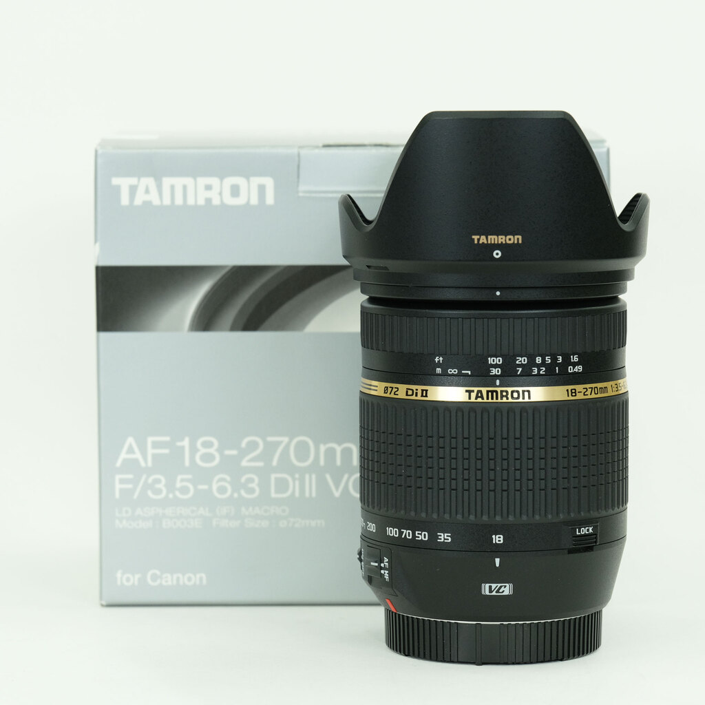 TAMRON AF18-270mm F3.5-6.3 DiII VC MACRO/B003E(キヤノンEF用) TAMRON AF18-270mm F3.5-6.3 DiII VC MACRO/B003E(キヤノンEF用)