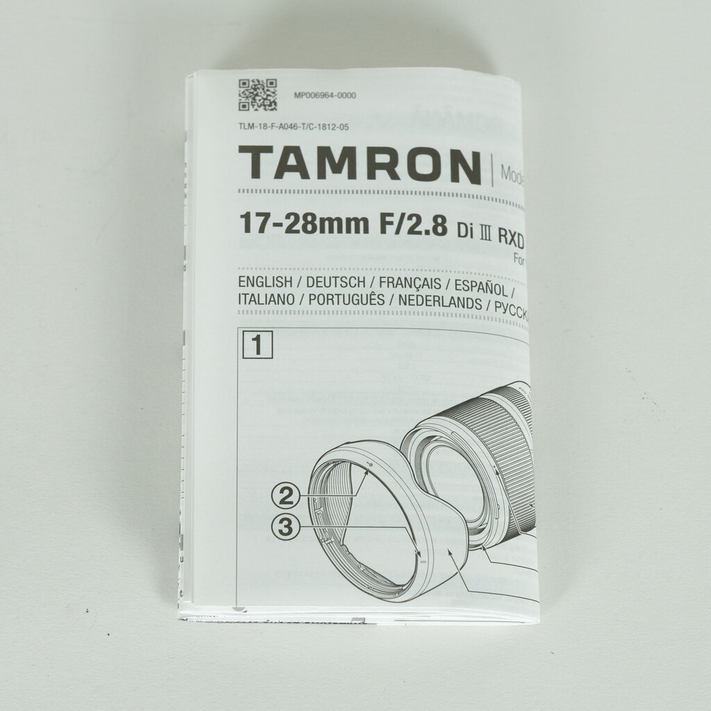 TAMRON 17-28mm F/2.8 Di III RXD (Model A046) [ソニーE用]