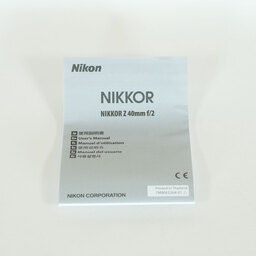 Nikon NIKKOR Z 40mm f/2