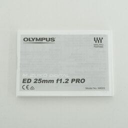 OLYMPUS M.ZUIKO DIGITAL ED 25mm F1.2 PRO