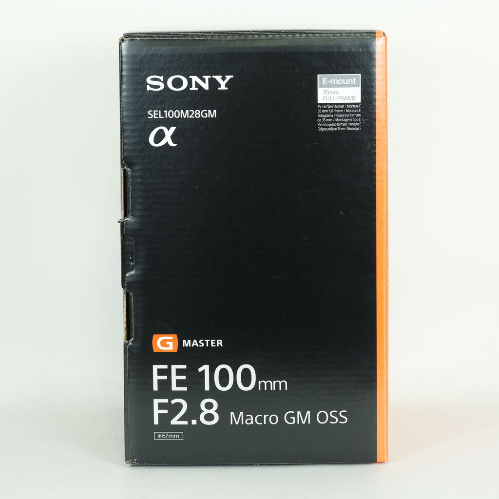 SONY FE 100mm F2.8 Macro GM OSS SEL100M28GM SONY FE 100mm F2.8 Macro GM OSS SEL100M28GM