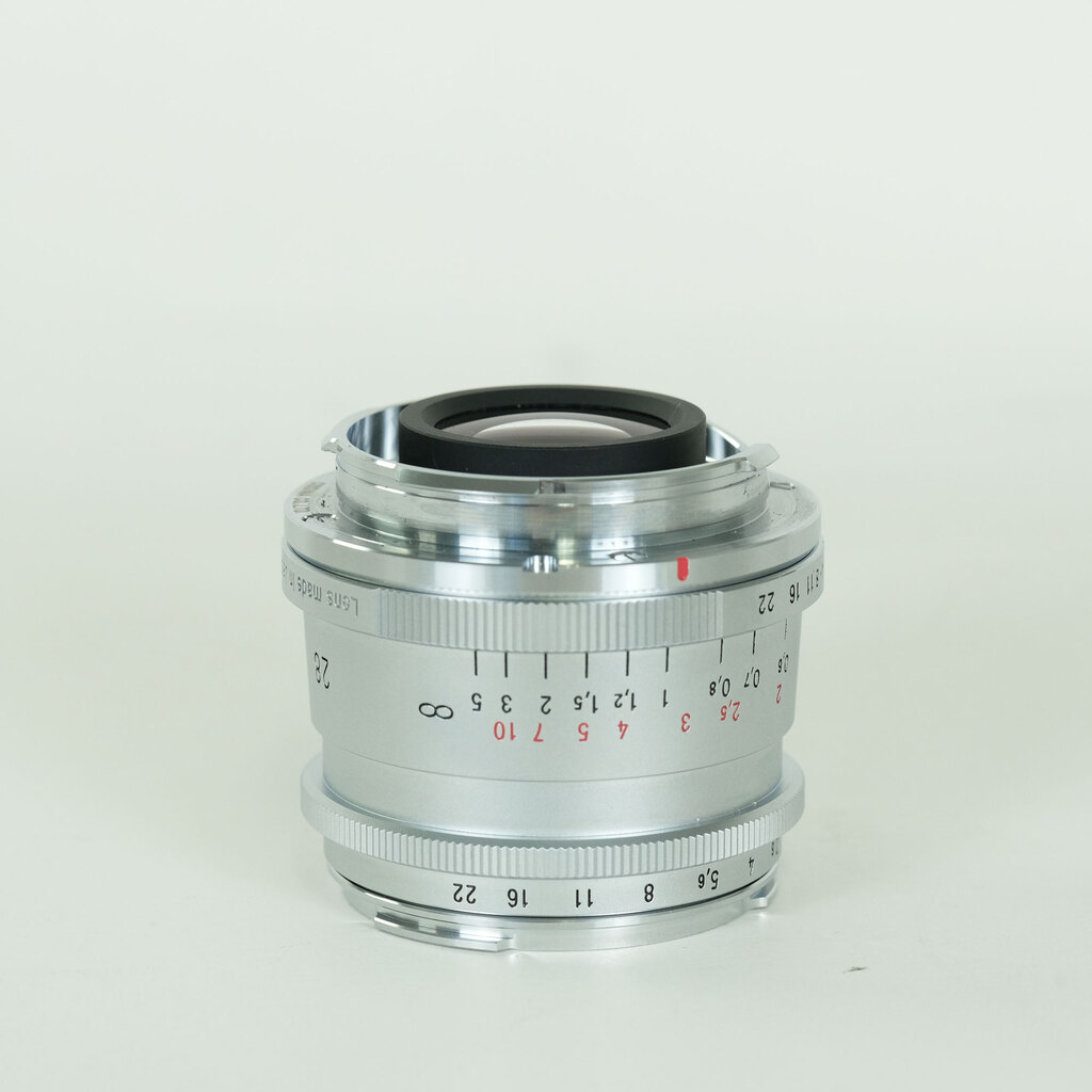 コシナ フォクトレンダー ULTRON Vintage Line 28mm F2 Aspherical Type II VM シルバー