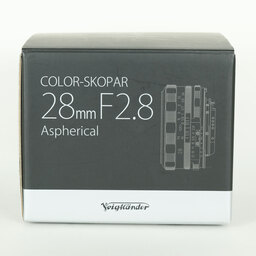 コシナ フォクトレンダー COLOR-SKOPAR 28mm F2.8 Aspherical SL II S Ai-S シルバーリム