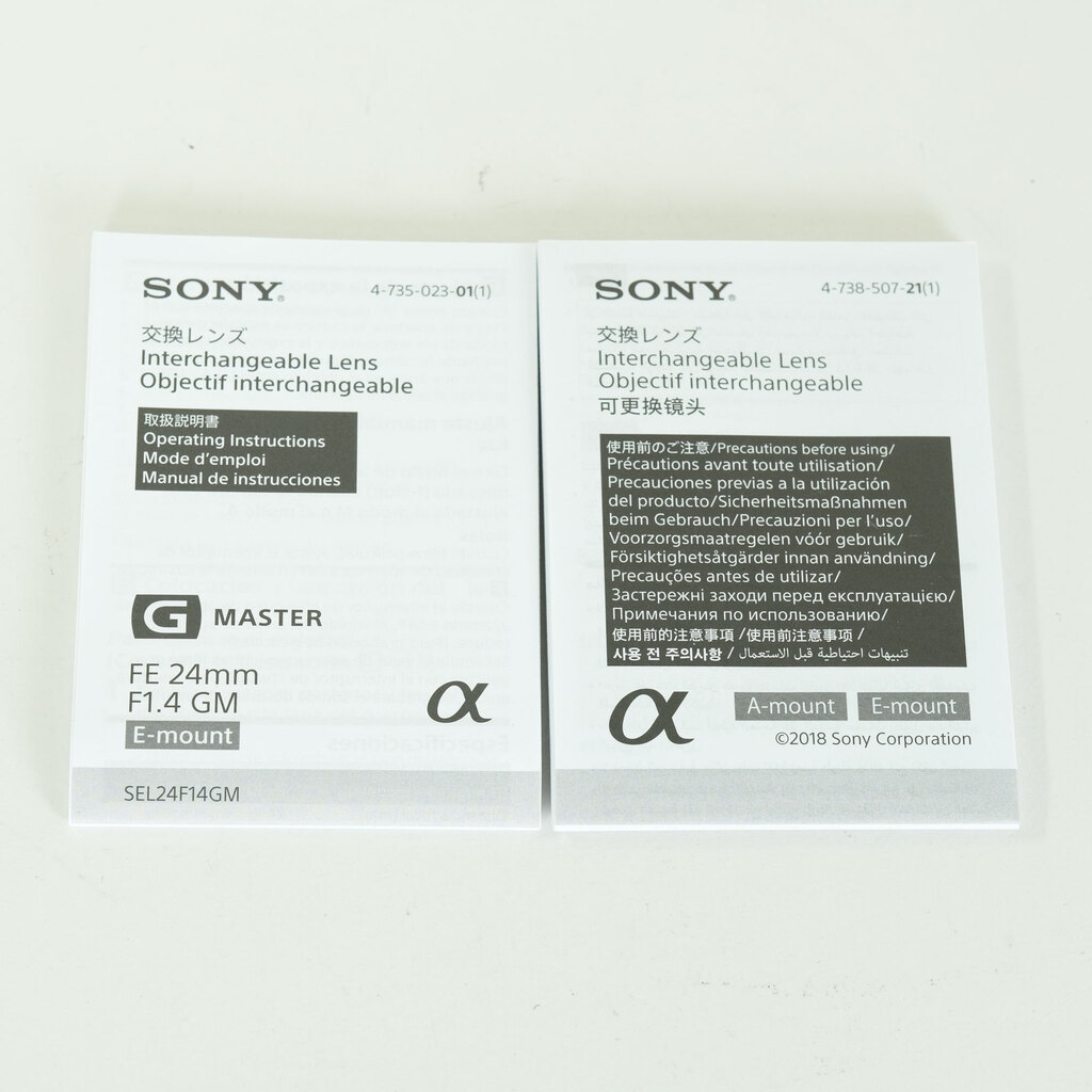 SONY FE 24mm F1.4 GM SEL24F14GM