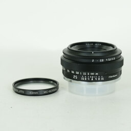 銘匠光学 TTArtisan 25mm F2 C (フジフイルムX用) ブラック