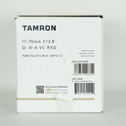 TAMRON 17-70mm F/2.8 Di III-A VC RXD（Model B070）［フジフイルムX用］