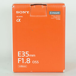 SONY E 35mm F1.8 OSS SEL35F18