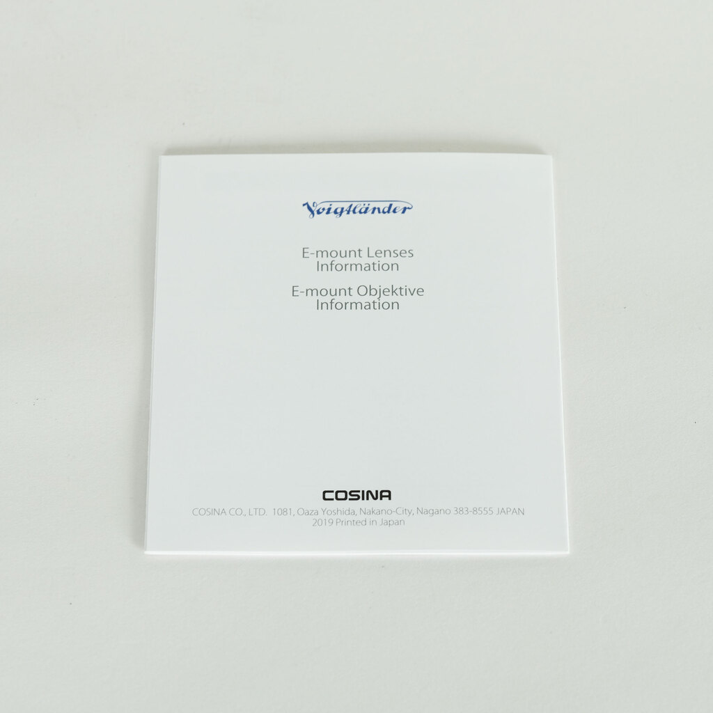 Voigtlander NOKTON classic 35mm F1.4 [ソニーE用]