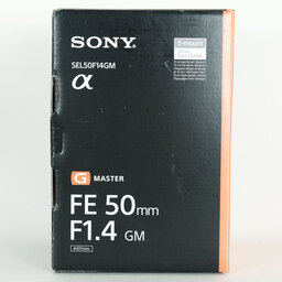 SONY FE 50mm F1.4 GM SEL50F14GM