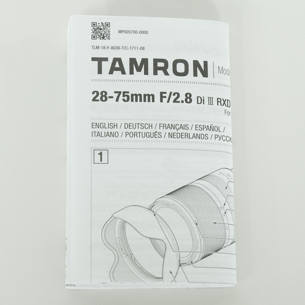 TAMRON 28-75mm F/2.8 Di III RXD (Model A036) [ソニーE用]