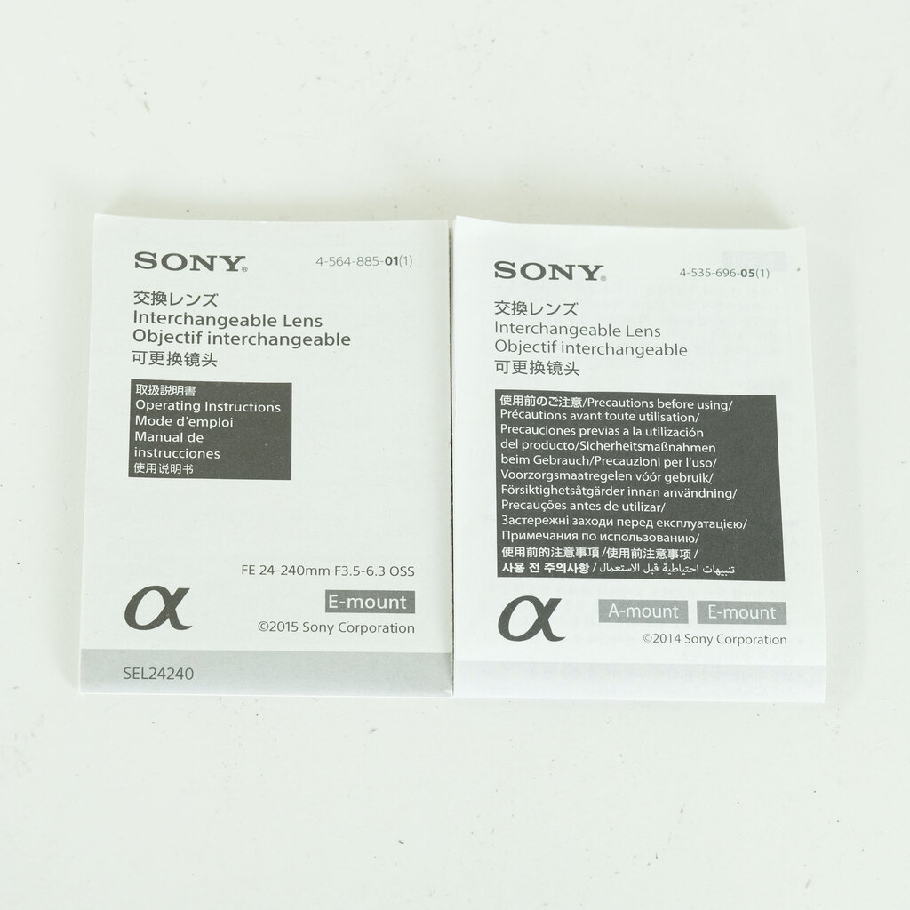SONY FE 24-240mm F3.5-6.3 OSS SEL24240