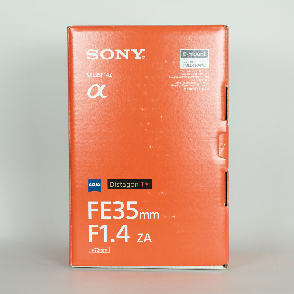 SONY Distagon T* FE 35mm F1.4 ZA SEL35F14Z