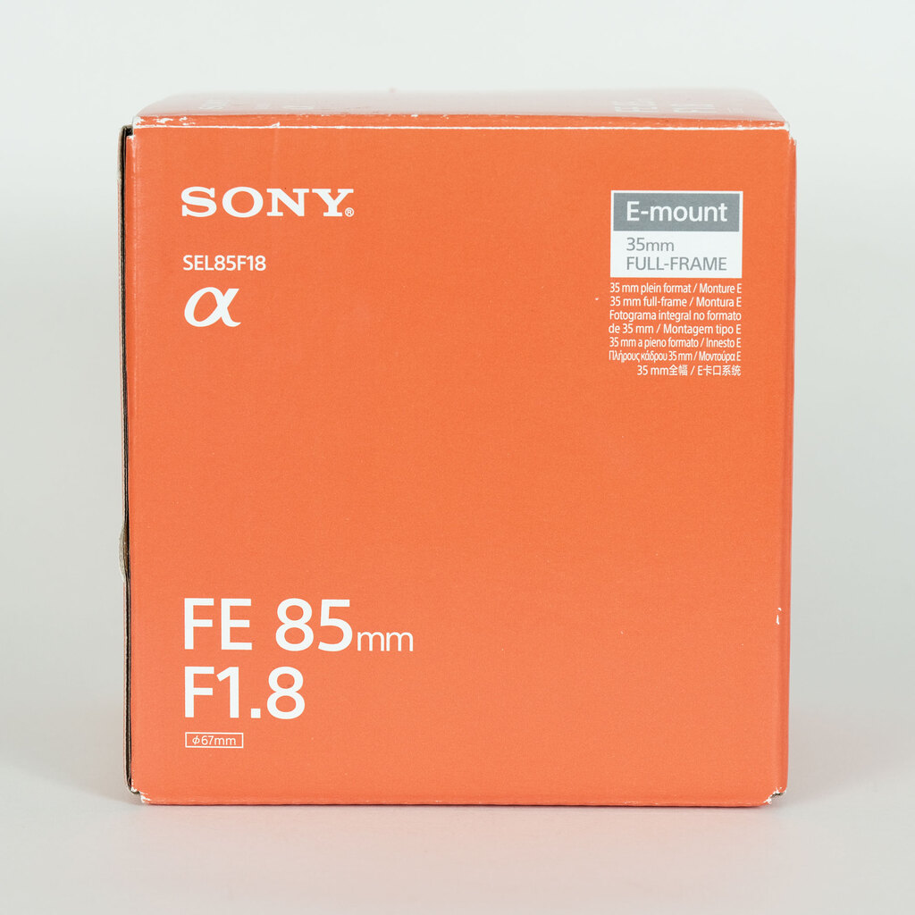 SONY FE 85mm F1.8 SEL85F18