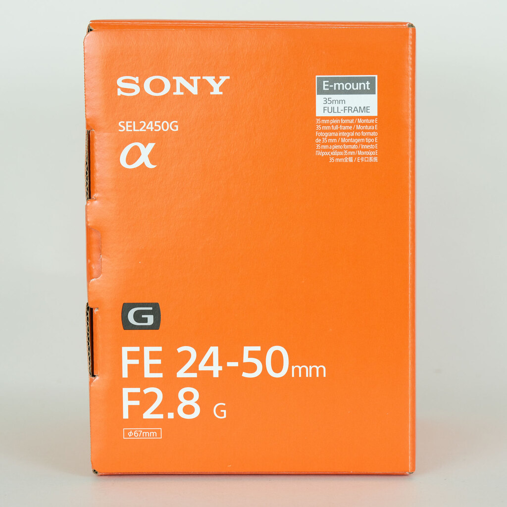 SONY FE 24-50mm F2.8 G SEL2450G