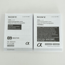 SONY FE 50mm F1.4 GM SEL50F14GM