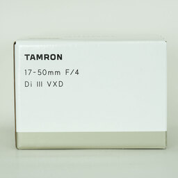 TAMRON 17-50mm F/4 Di III VXD (Model A068) [ソニーE用]