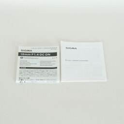 SIGMA 16mm F1.4 DC DN｜Contemporary [ソニーE用]