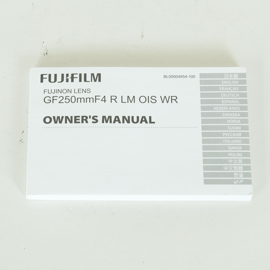 FUJIFILM GF250mmF4 R LM OIS WR