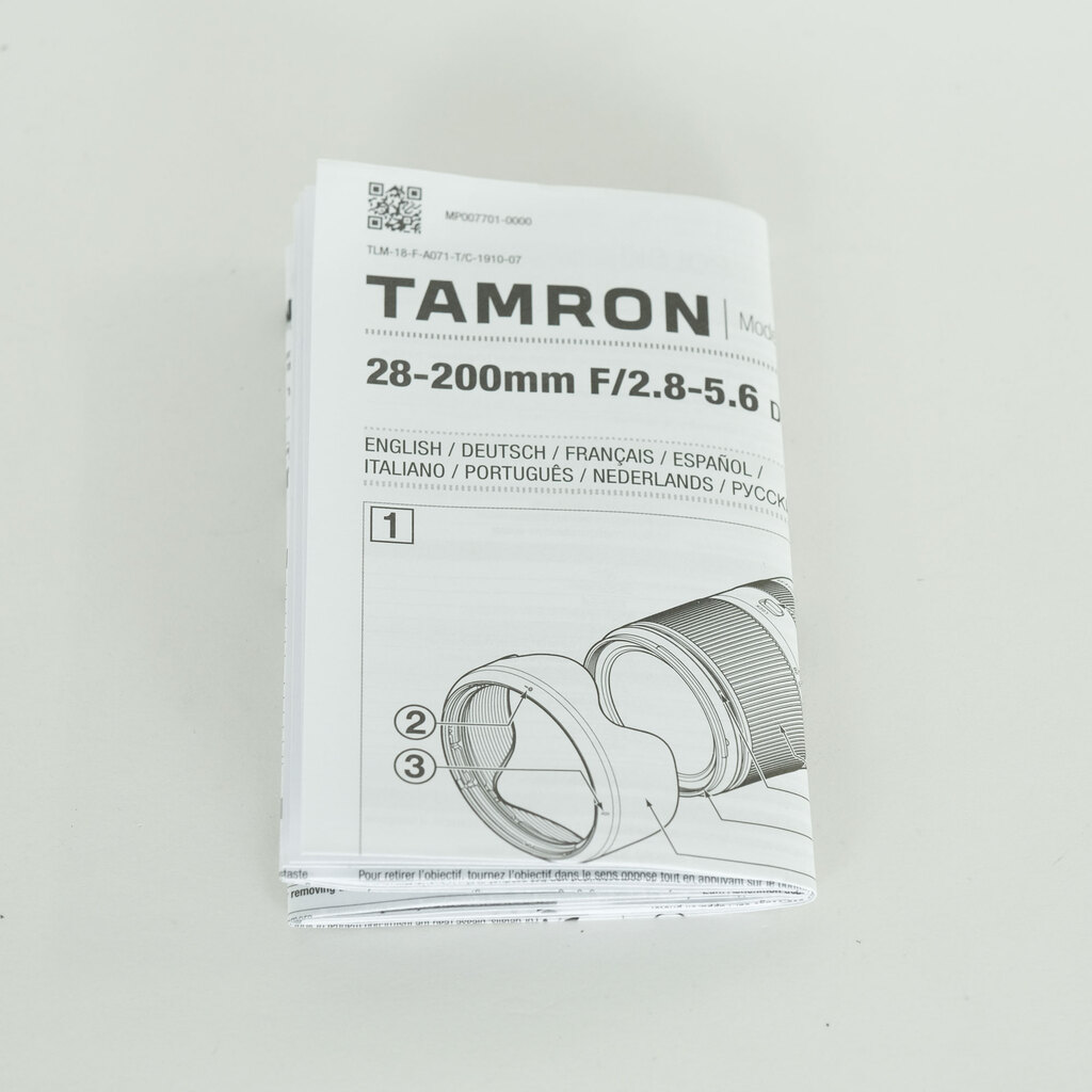 TAMRON 28-200mm F/2.8-5.6 Di III RXD (Model A071) [ソニーE用]