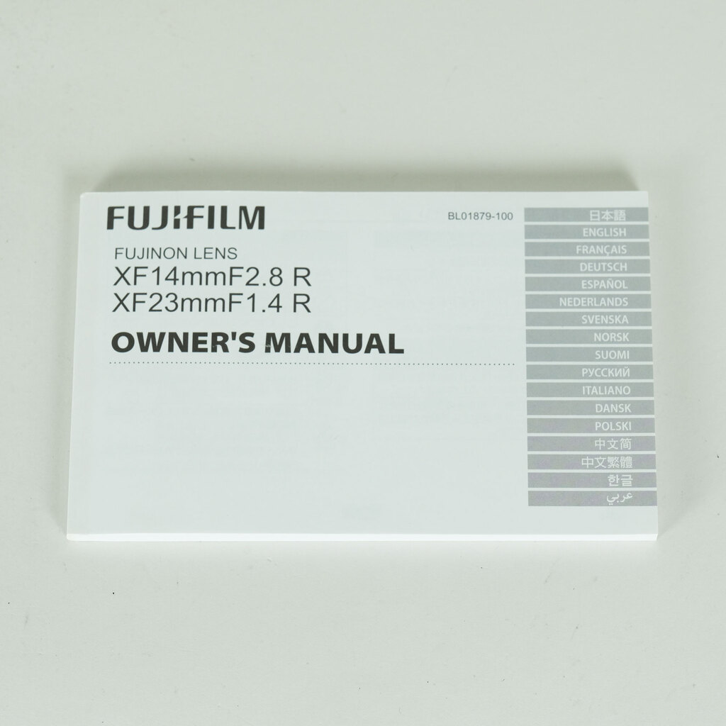 FUJIFILM XF23mmF1.4 R