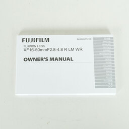 FUJIFILM XF16-50mmF2.8-4.8 R LM WR