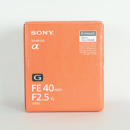 SONY FE 40mm F2.5 G SEL40F25G SONY FE 40mm F2.5 G SEL40F25G