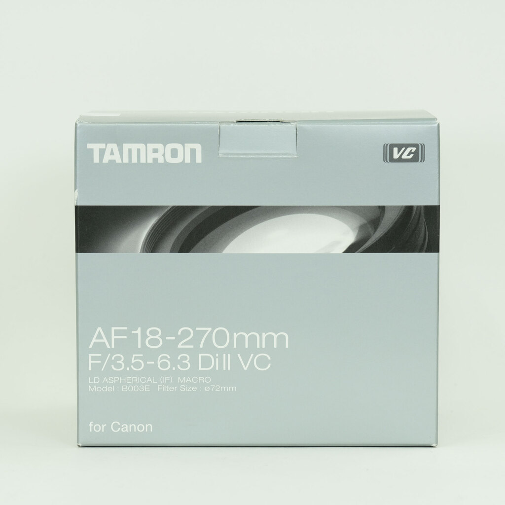 TAMRON AF18-270mm F3.5-6.3 DiII VC MACRO/B003E(キヤノンEF用) TAMRON AF18-270mm F3.5-6.3 DiII VC MACRO/B003E(キヤノンEF用)