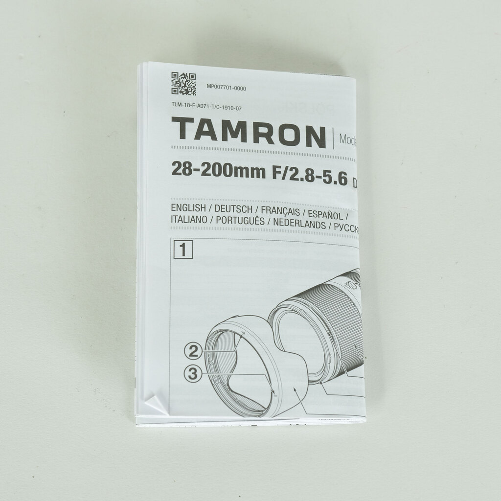 TAMRON 28-200mm F/2.8-5.6 Di III RXD (Model A071) [ソニーE用]