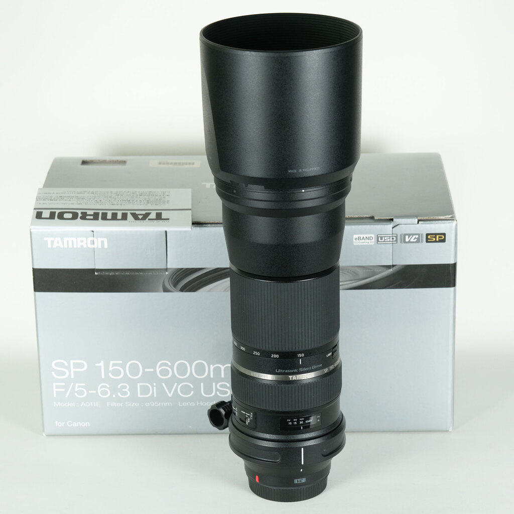 TAMRON SP 150-600mm モデルA011E キヤノンEFマウント TAMRON SP 150-600mm F5-6.3 Di VC USD/Model A011E（キヤノンEF用）の
