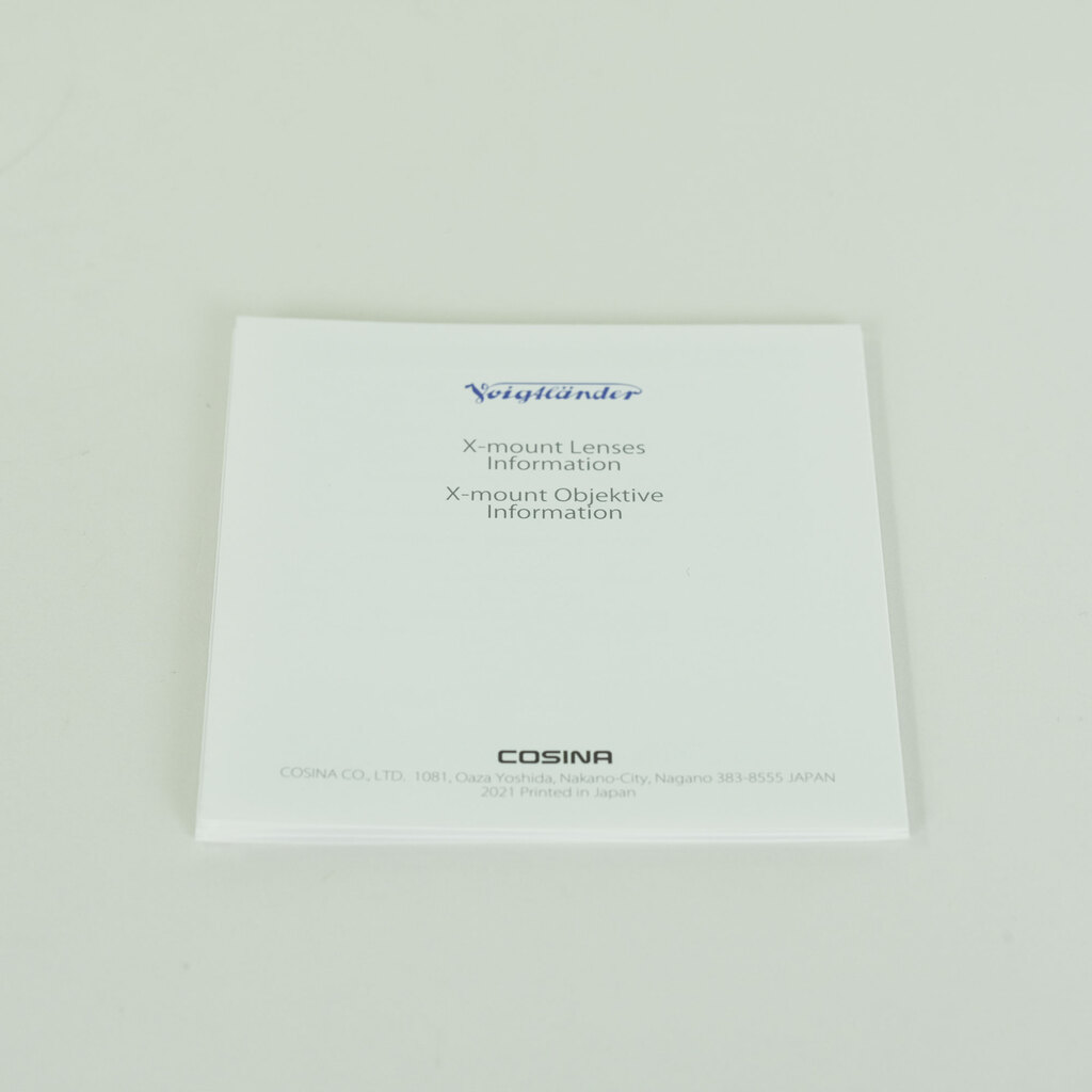 Voigtlander NOKTON 23mm F1.2 Aspherical [フジフイルムX用]