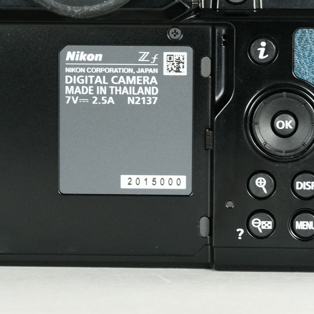 Nikon Z f プレミアムエクステリア張替済み   ［プレミアムエクステリア張替キャンペーン・皮革換装品］
