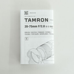TAMRON 28-75mm F/2.8 Di III RXD (Model A036) [ソニーE用]