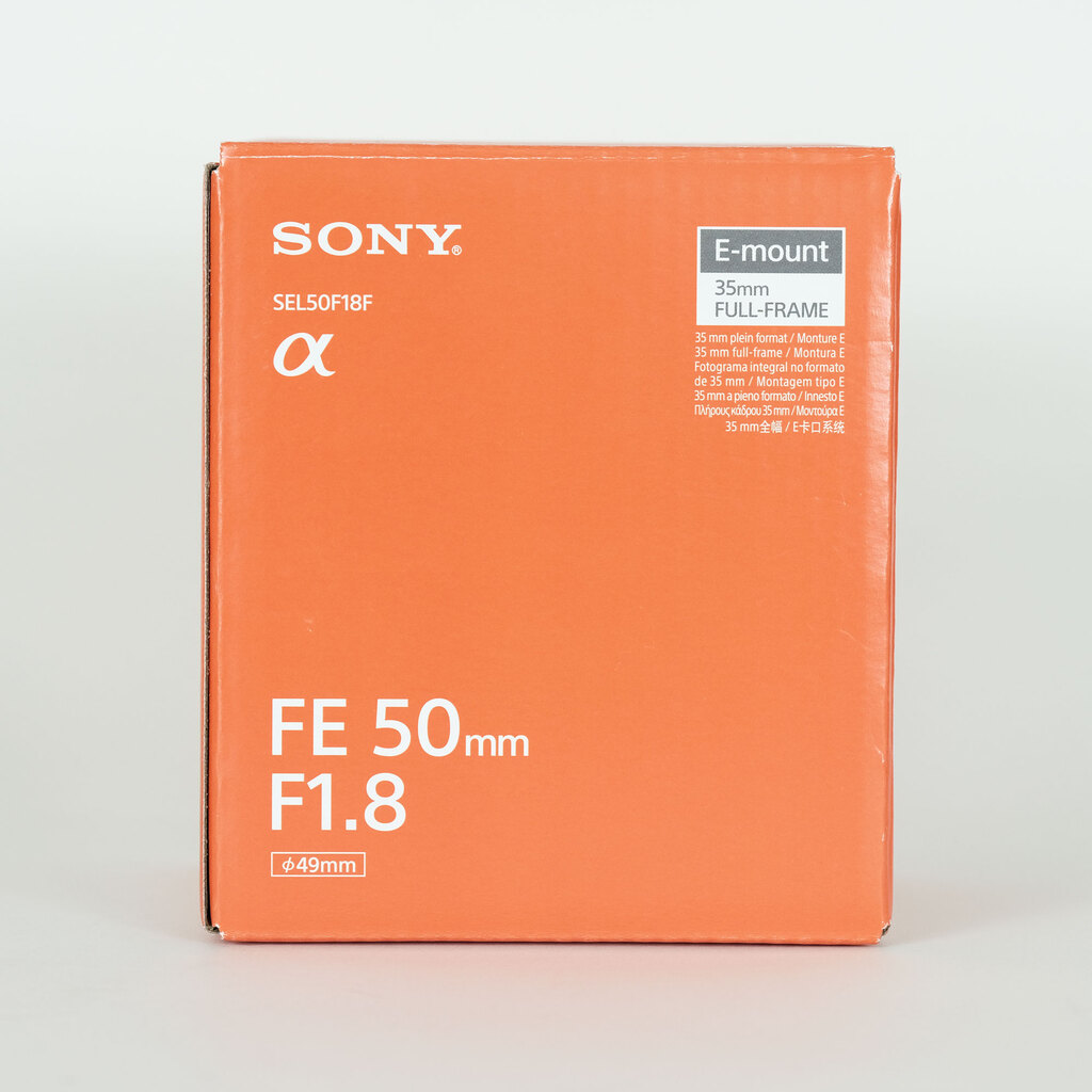 SONY FE 50mm F1.8 SEL50F18F