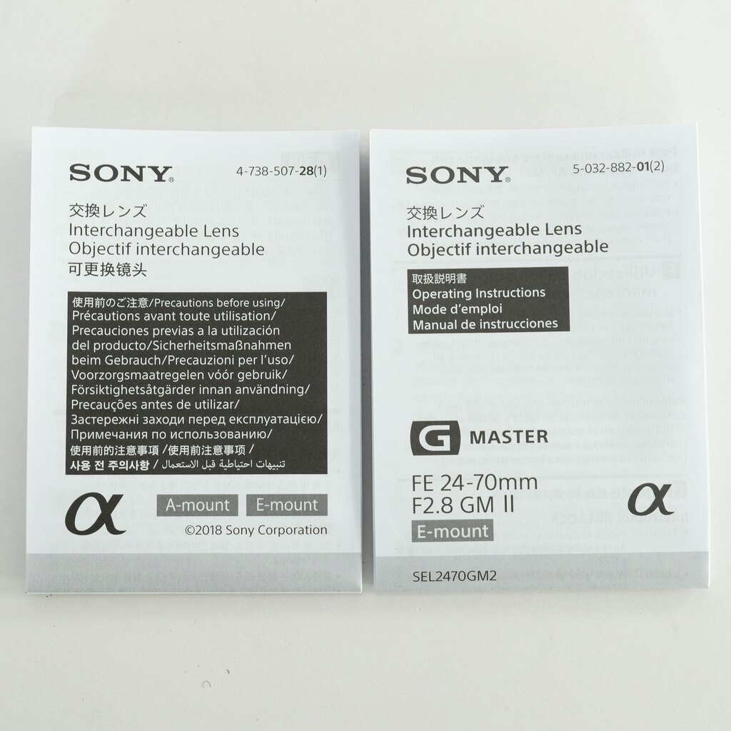 SONY FE 24-70mm F2.8 GM II SEL2470GM2