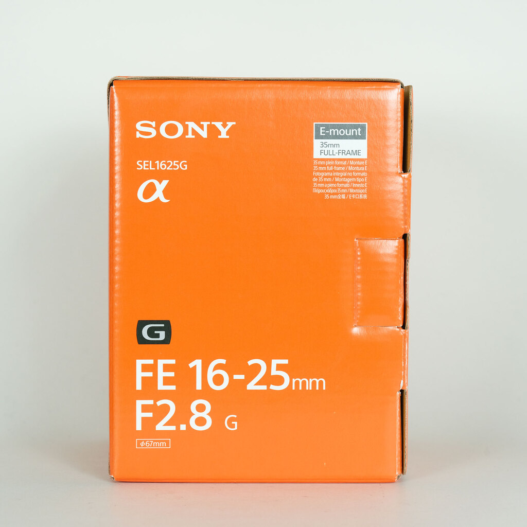 SONY FE 16-25mm F2.8 G SEL1625G