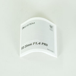 OLYMPUS M.ZUIKO DIGITAL ED 20mm F1.4 PRO