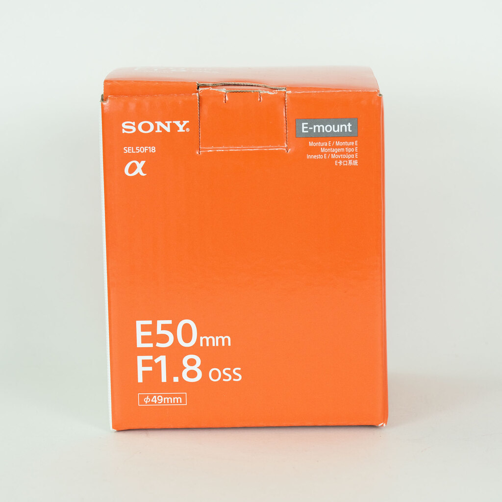 SONY E 50mm F1.8 OSS SEL50F18