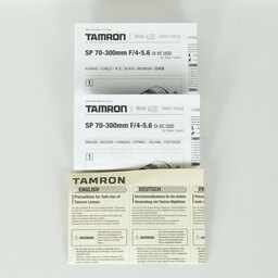 TAMRON SP 70-300mm F/4-5.6 Di VC USD (Model A030) [ニコンF用]
